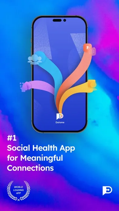 Datsme: Social Wellness App スクリーンショット