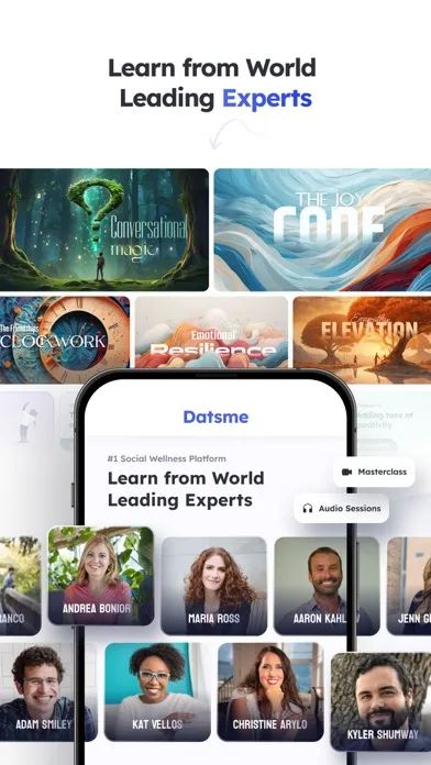 Datsme: Social Wellness App スクリーンショット
