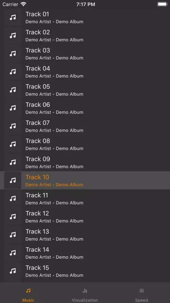 Audio Spectrum Visualizer Screenshots