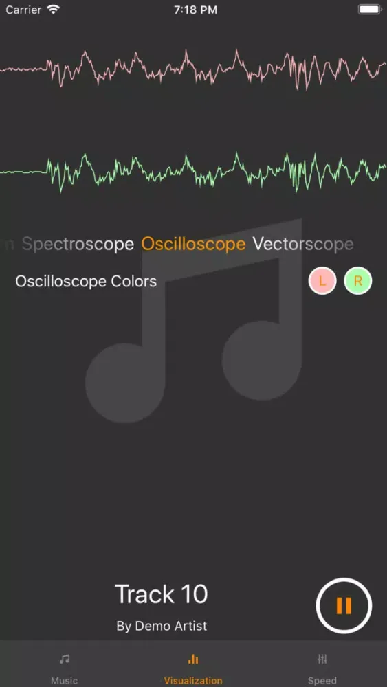 Audio Spectrum Visualizer Screenshots