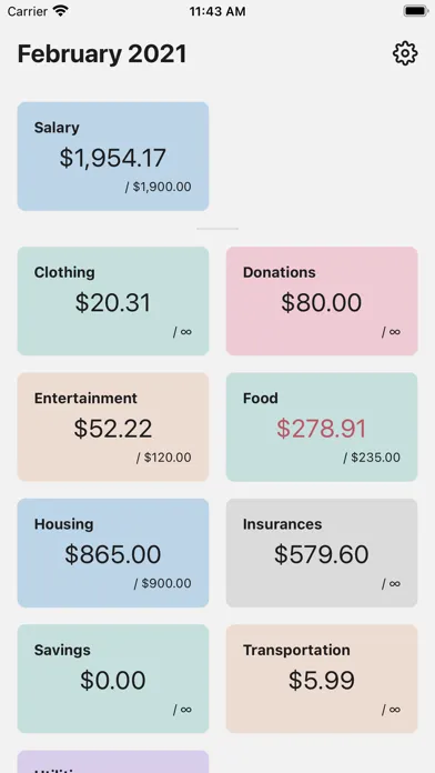 Tangkapan layar Budget: Master Your Finances