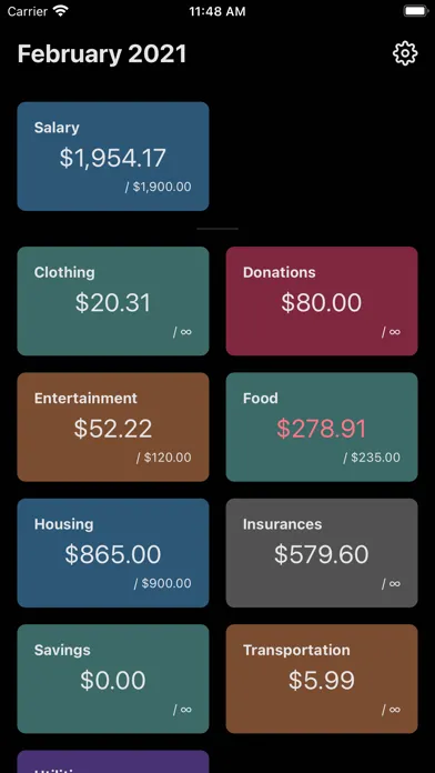 Tangkapan layar Budget: Master Your Finances