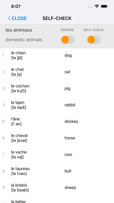Learn French words with ST স্ক্রিনশট