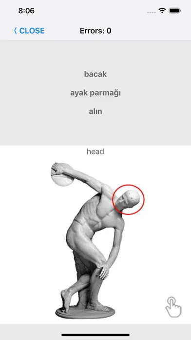 Tangkapan layar Learn Turkish words with ST