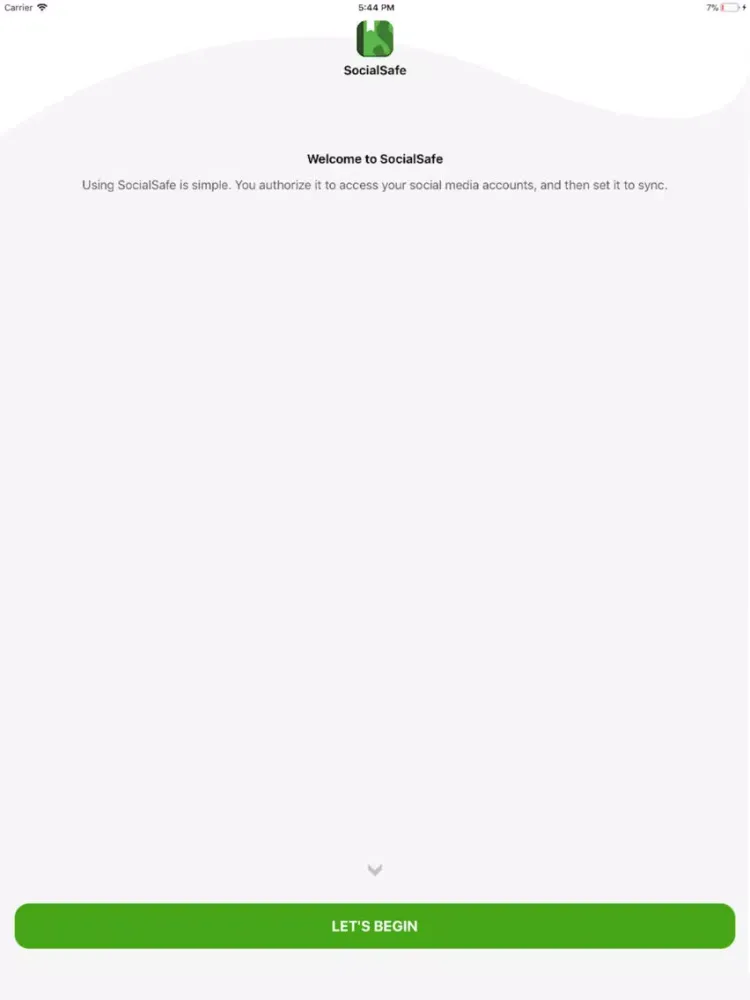 صور SocialSafe iPad 