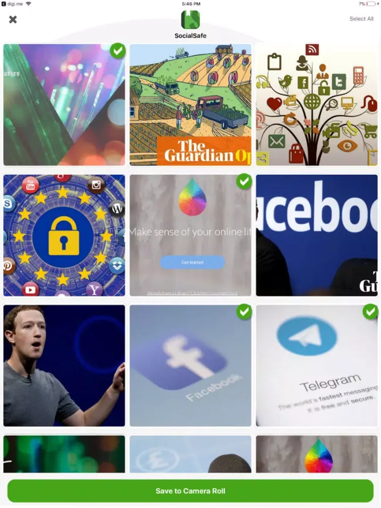 صور SocialSafe iPad 