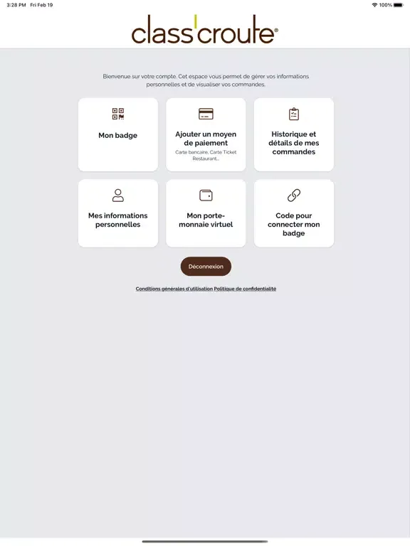 ภาพหน้าจอของ Mon frigo Class’Croute iPad 