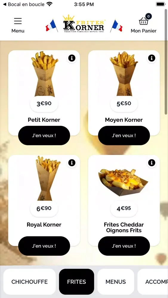 Captures d'écran de Frites Korner