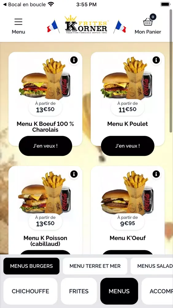 Captures d'écran de Frites Korner