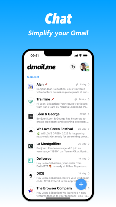 صور Dmail Messenger