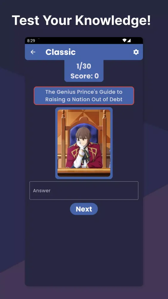 Capturas de pantalla de Anime Song Quiz