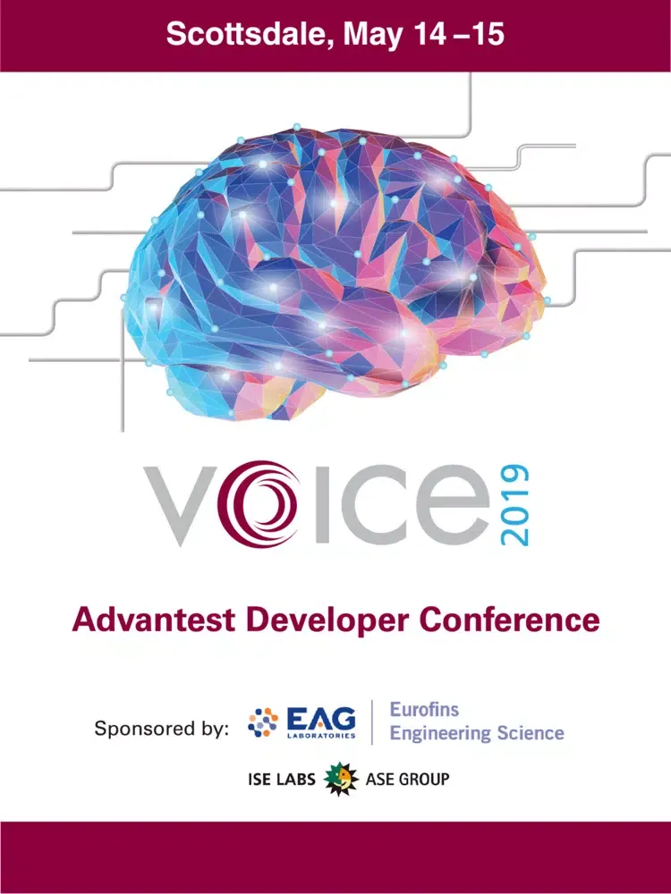 Advantest VOICE 2019 USA iPad  스크린샷