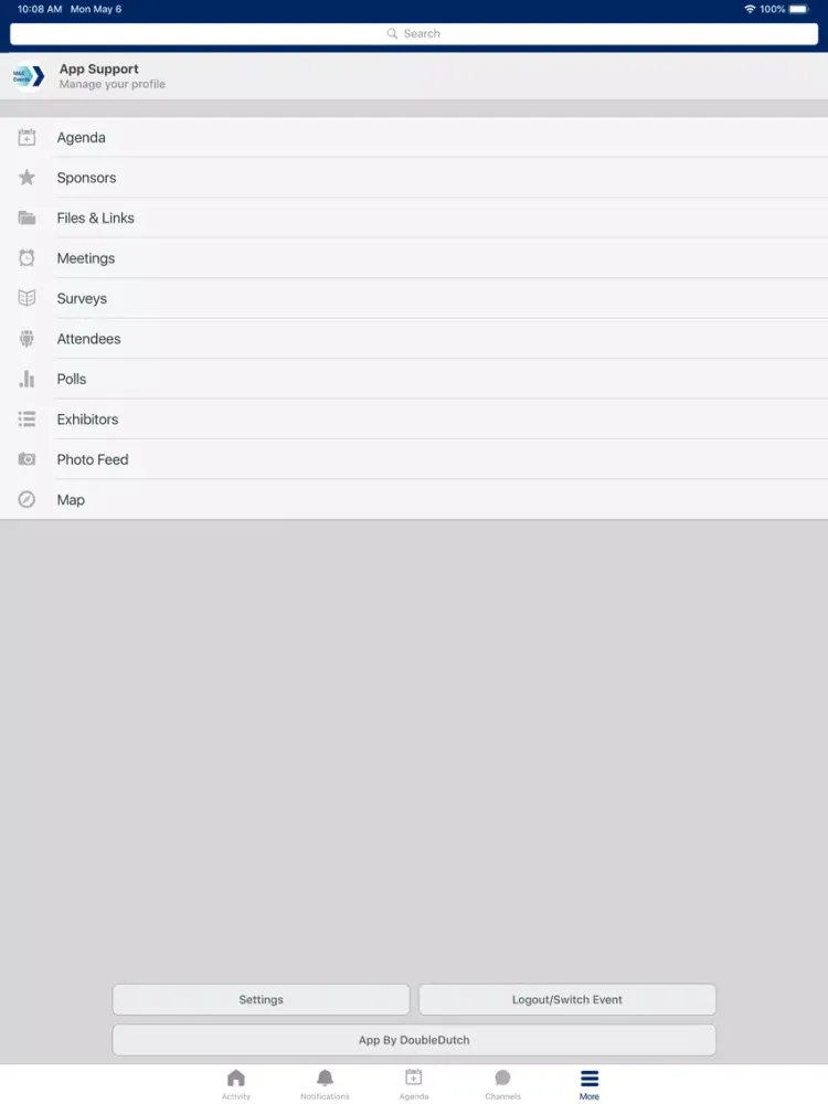 Скриншоты American Express M&E Events iPad 