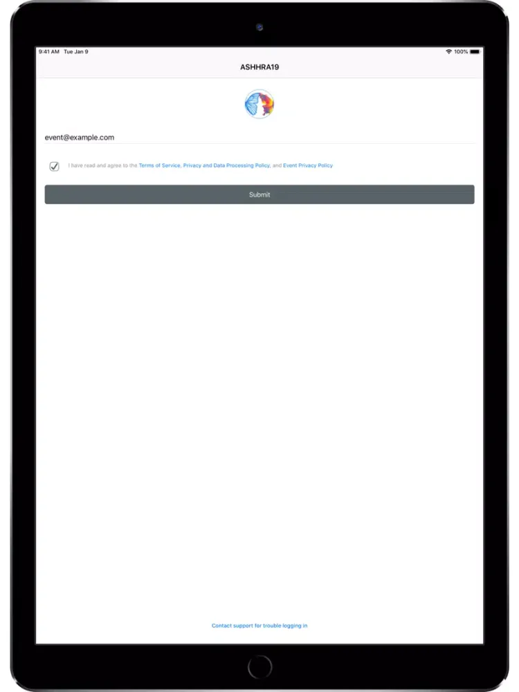 ASHHRA iPad  Ekran Görüntüleri