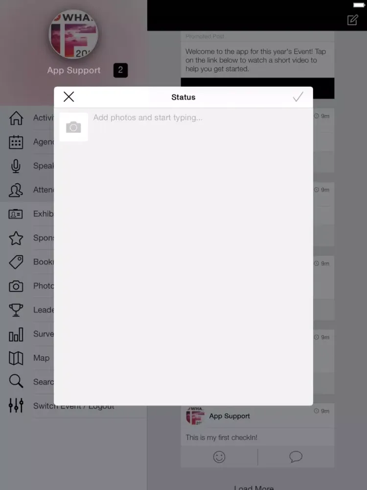 Booz Allen WhatIF2016 iPad  Screenshots