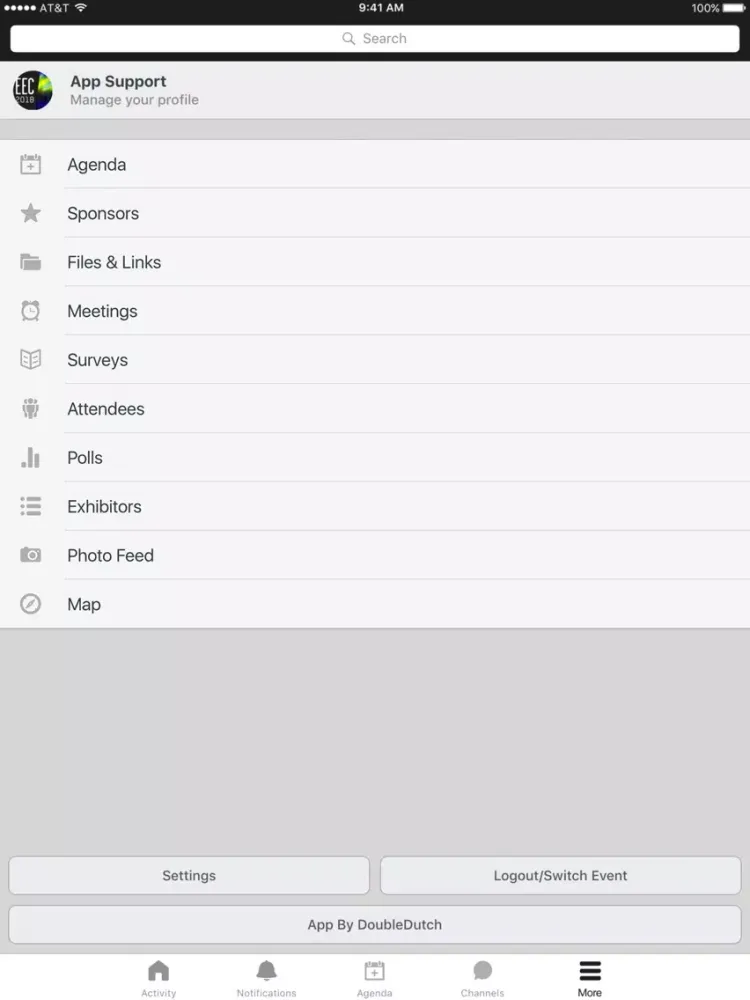 EEC 2018 iPad 应用截图
