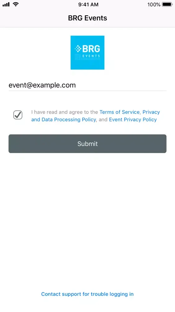 BRG Events سکرین شاٹس
