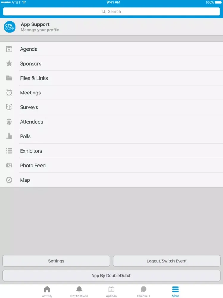 Capturas de pantalla de Call To Action Conference iPad 