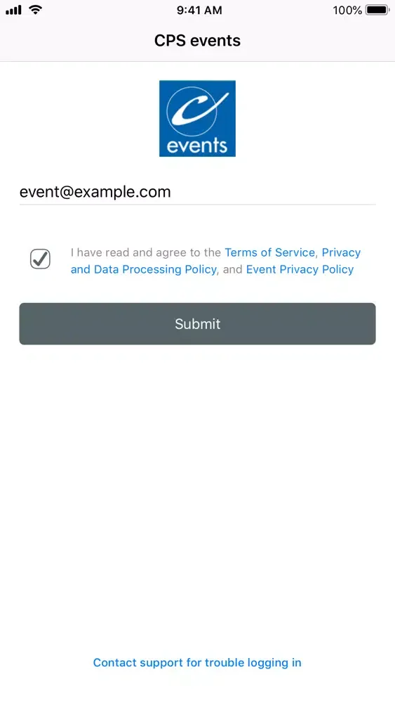 Screenshot di COMPLETE Events