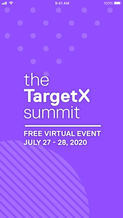 Zrzuty ekranu TargetX Summit