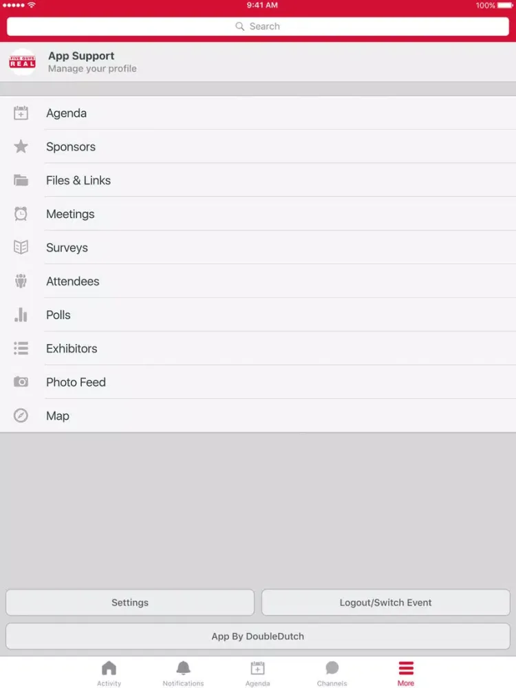 Capturas de tela do 2018 Five Guys Kick-Off iPad 