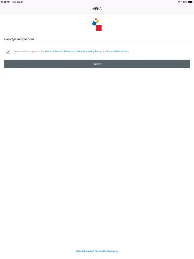 Screenshot di Messe Frankfurt North America iPad 