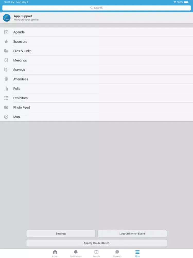 Capturas de pantalla de LPL Events iPad 