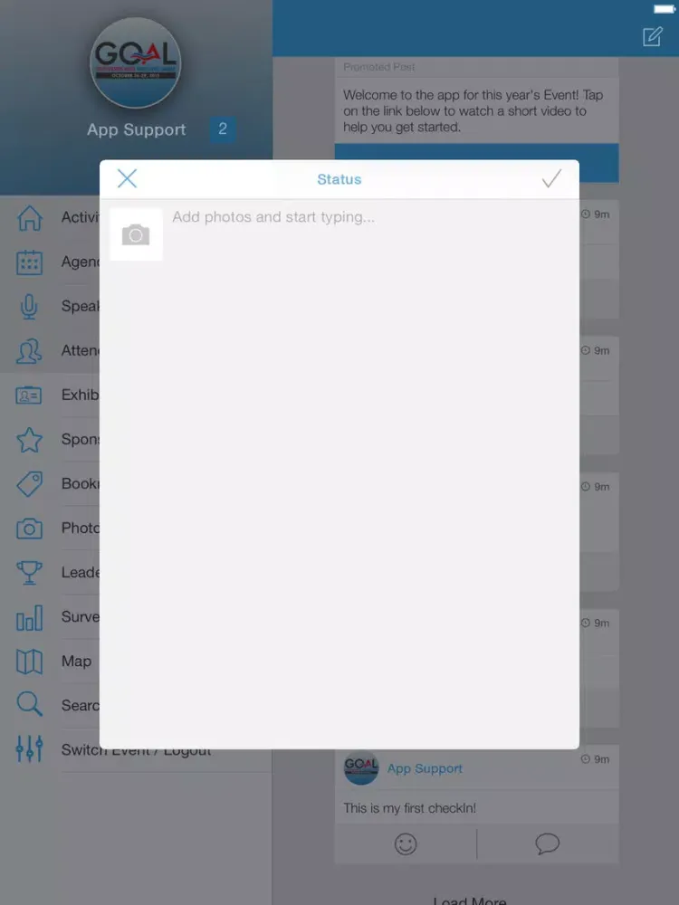 Captures d'écran de GAA's GOAL 2015 Conference iPad 