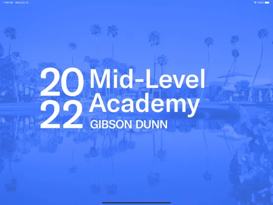 Gibson Dunn ConferenceConnect iPad 應用截圖