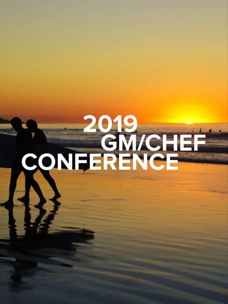 Capturas de tela do GM/Chef Conference 2019 iPad 