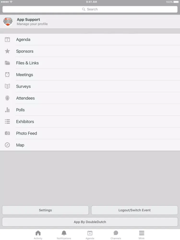 2017 TCS Conference iPad  Ekran Görüntüleri