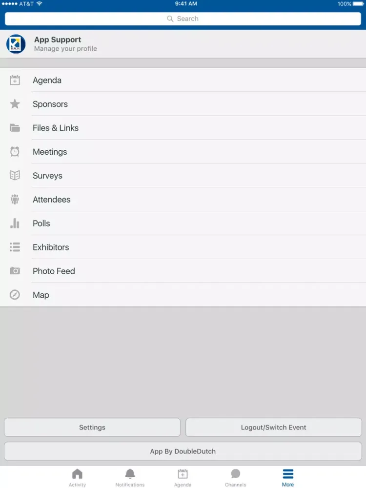 Tangkapan layar HACR iPad 