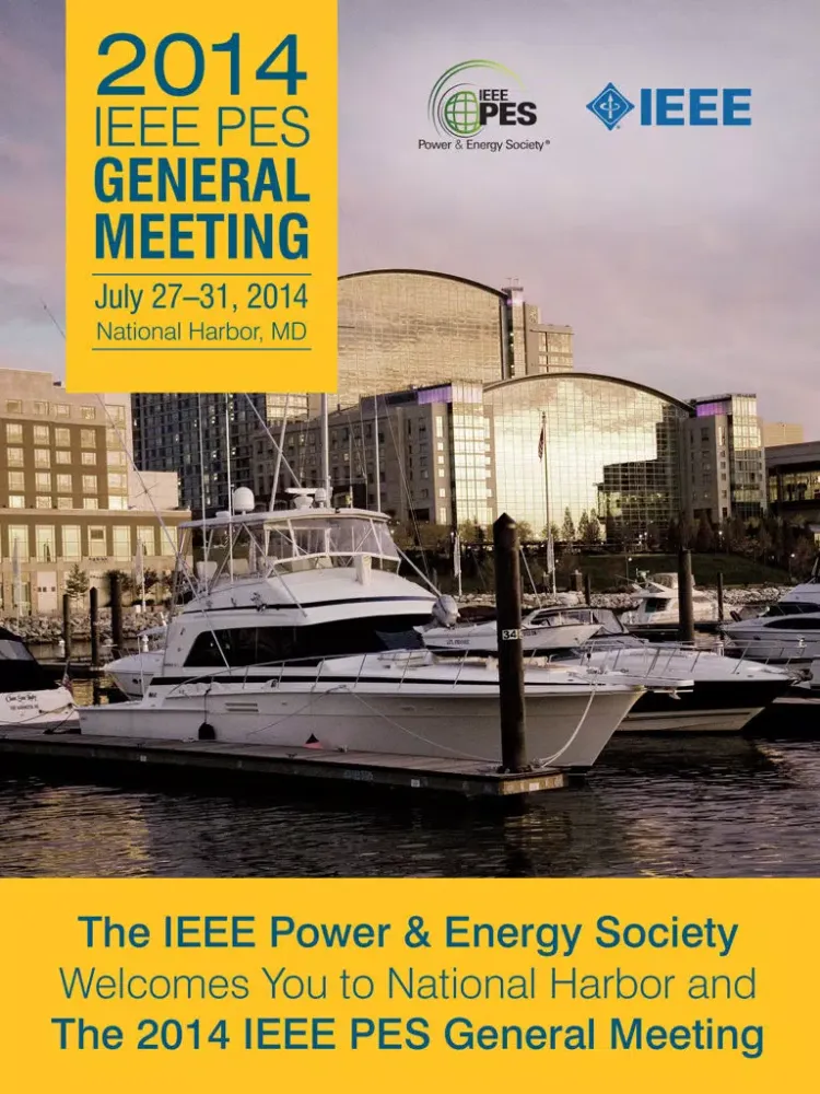 Captures d'écran de IEEE PES General Meeting 2014 iPad 