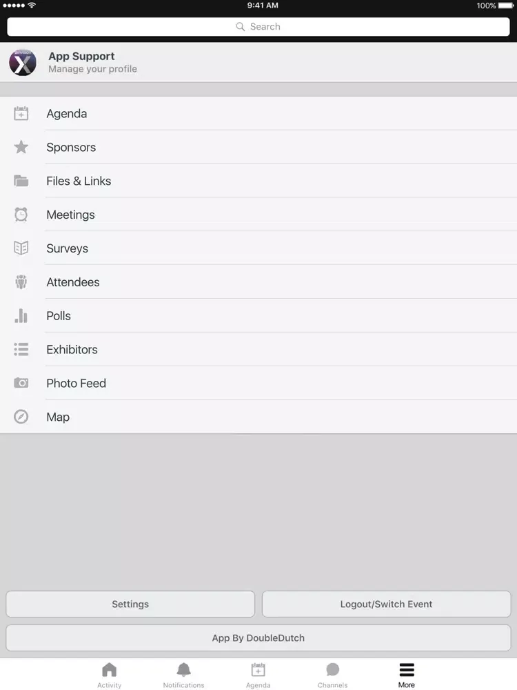 IVC eXchange iPad  스크린샷