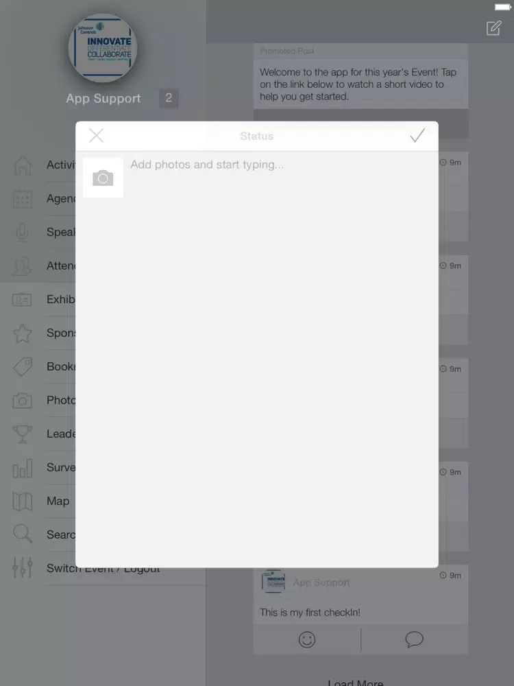 Capturas de pantalla de Johnson Controls Agent Meeting iPad 