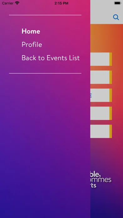 WMT Events スクリーンショット