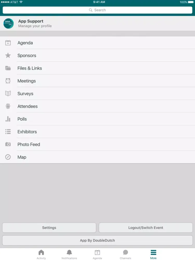 Deltek Events iPad  스크린샷