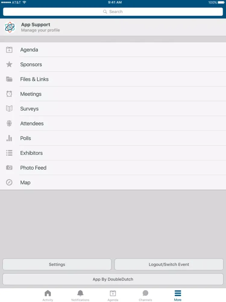 ภาพหน้าจอของ March for Science Official iPad 