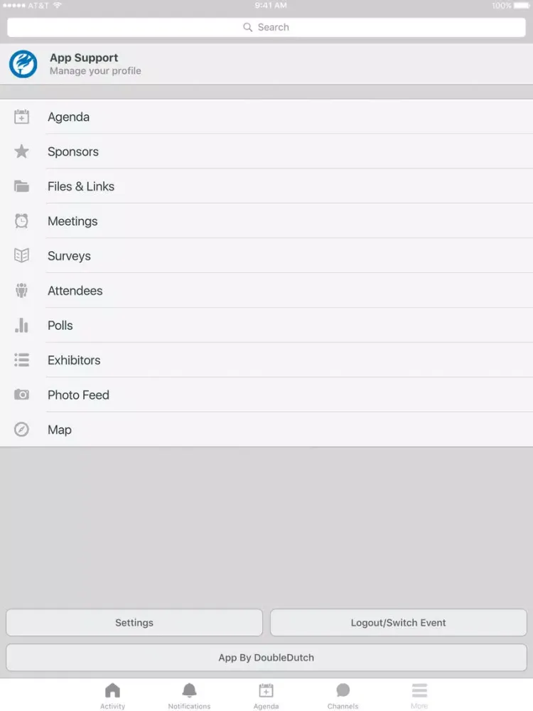 TCB Conference App iPad 应用截图