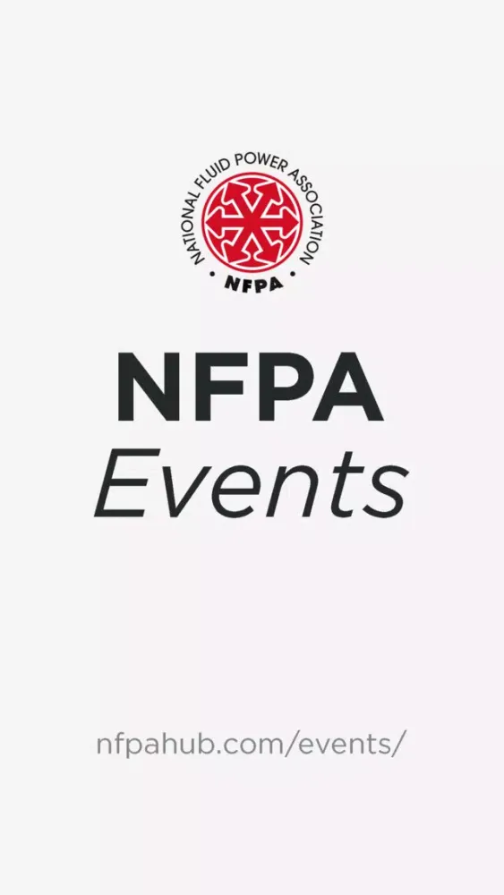Screenshot di NFPA Events