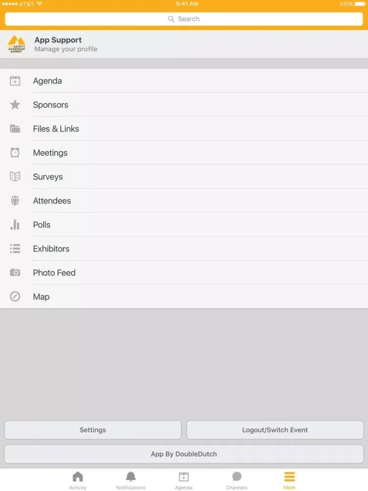 Capturas de tela do NRECA Safety Leadership Summit iPad 