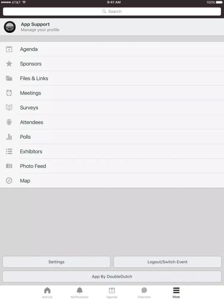 Скриншоты P.F. Chang's 2018 Conference iPad 