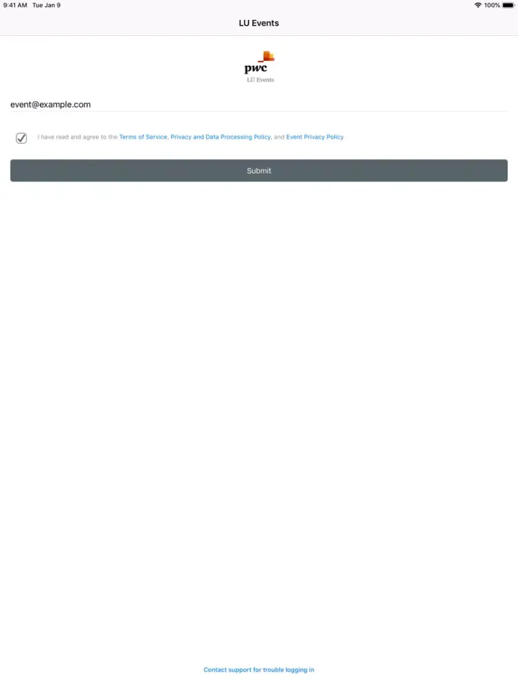 PwC Luxembourg Events iPad  स्क्रीनशॉट