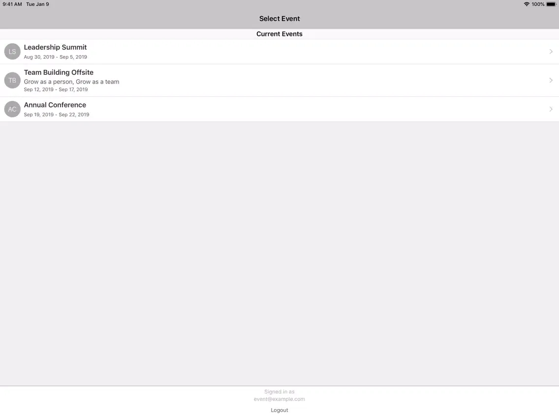 PwC Luxembourg Events iPad  स्क्रीनशॉट
