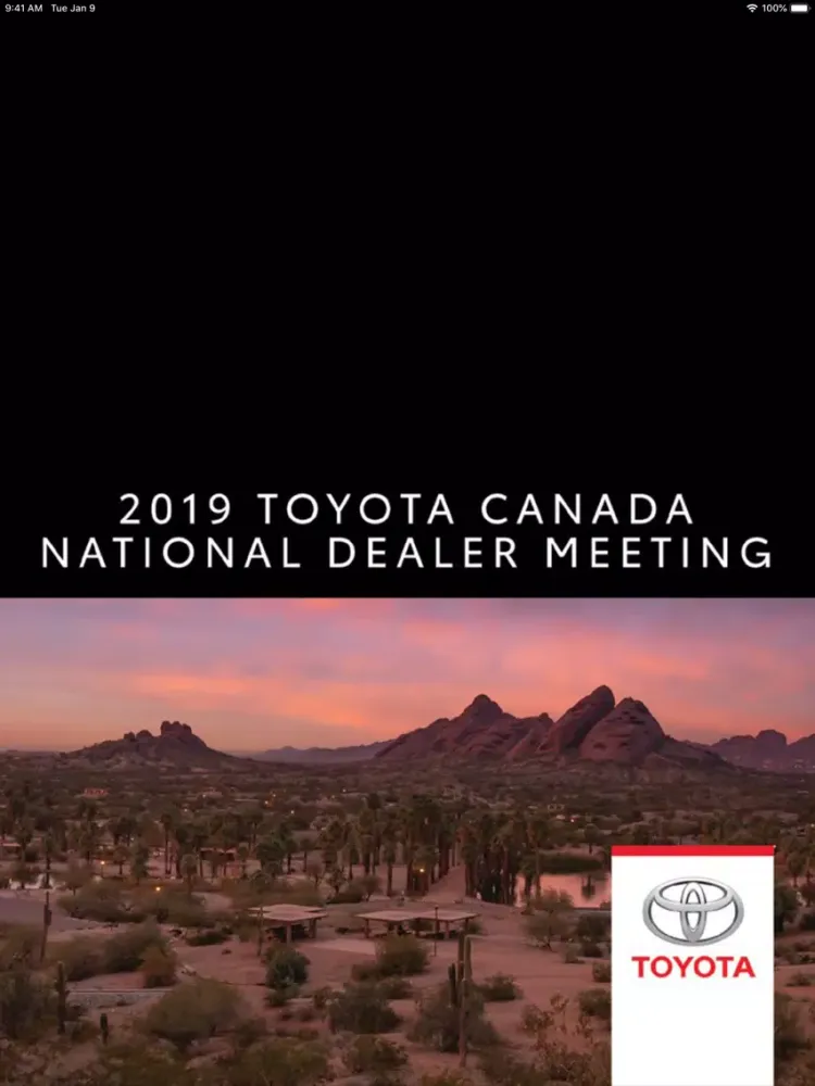 Toyota Canada NDM 2019 iPad 应用截图