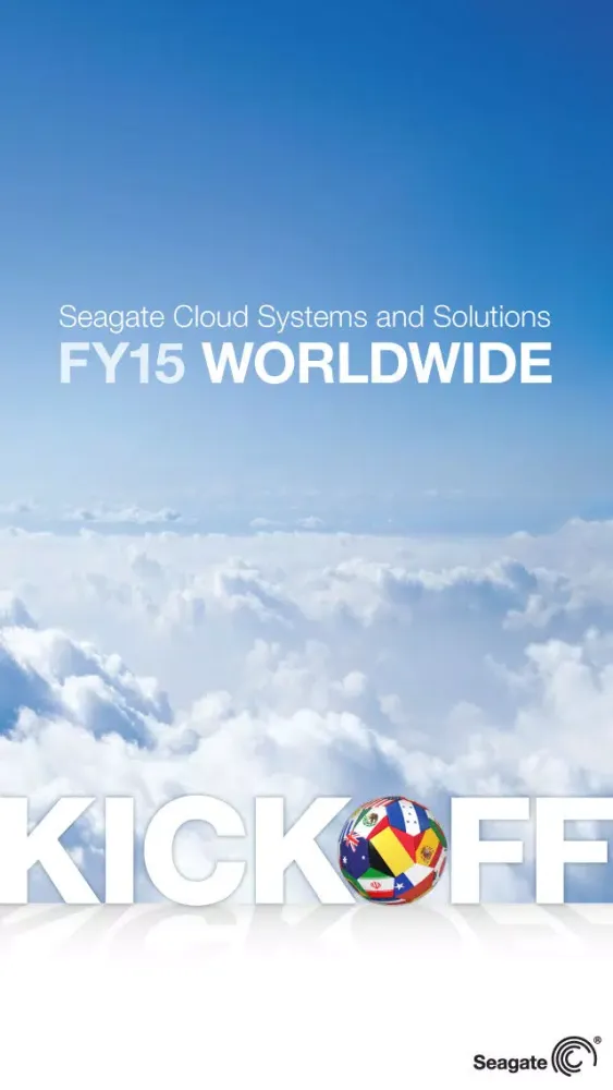 FY15 Seagate CSS Kickoff 스크린샷