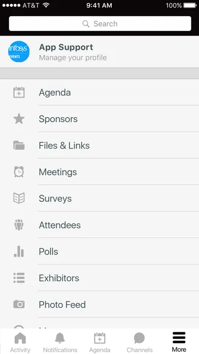Capturas de pantalla de Infosys Events
