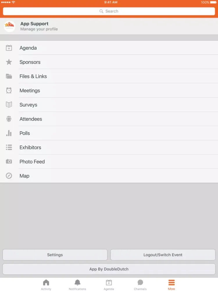 Zrzuty ekranu WSMI GA 2017 App iPad 