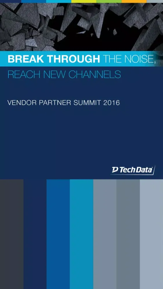 Tech Data Vendor Summit 2016 स्क्रीनशॉट