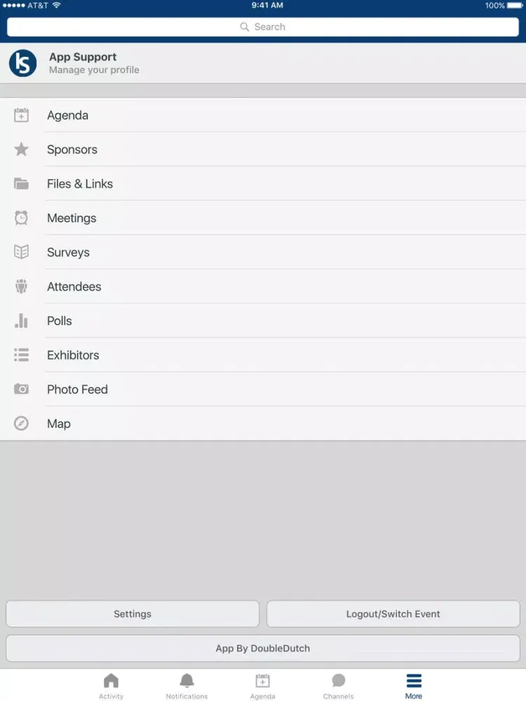 Capturas de pantalla de Innovation Summit 2016 iPad 